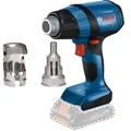 Produktbild: Bosch Akku-Heißluftgebläse GHG 18V-50 Professional im Karton, mit Reflektordüsen