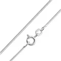 Produktbild: trendor Schlangenkette Feine Schlangenkette 925 Silber Kette Damen 1,1 mm silberfarben 50 cm