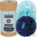 Produktbild: recycelter Duschschwamm Pouf Badeschwamm Luffa Schwamm Peeling Schwamm Skin S...