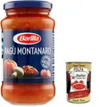 Produktbild: 6x Barilla Ragù Montanaro Pasta-Sauce mit Wurst und Pilze 400g+Polpa 400g