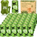 Produktbild: Hundekotbeutel 540Tüten/36 Rollen auslaufsichere Kotbeutel mit Spender, Biolo...