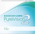 Produktbild: PureVision 2 Monatslinsen | Bausch + Lomb | Sphärisch | 6 Linsen | BC 8.60 mm | DIA 14.0 | -8.00 Dioptrien
