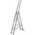 Produktbild: Krause CORDA LEITER 3x 9 Stufen (Mehrzweckleiter, Stehleiter) (KE030399)