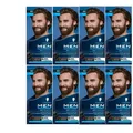 Produktbild: MEGA-SET | 8 x Schwarzkopf Bart-Farbe Coloration MEN Perfect  60 Natur Braun