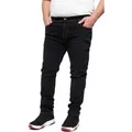 Produktbild: Way of Glory Herren Übergrößen Jeans im klassischen 5-Pocket Look Tom schwarz
