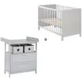 Produktbild: Roba Babyzimmer-Set, Taupe, Holzwerkstoff, 66x76x123 cm, Babymöbel, Babyzimmer-Sets