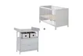 Produktbild: roba® Babymöbel-Set Hamburg 2-teilig, (2-tlg), Beistellbett & schmale Wickelkommode
