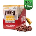 Produktbild: Wild West Honey BBQ Beef Jerky Trockenfleisch 16 x 25g Box (74,98 EUR/KG)