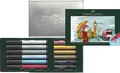 Produktbild: Faber-Castell 267137 - Geschenkset London, 12 Tuschestifte Pitt Artist Pen, Strichstärken FM, S, B