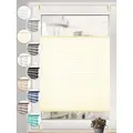 Produktbild: Sonello Plissee ohne Bohren Rollo Klemmfix für Fenster & Tür Lichtschutz, blickdicht, ohne Bohren, verspannt, Klemmfix, 90cm x 140cm Creme Faltrollo, Easyfix, Sonnenschutzrollo, Jalousie 90 cm x 140 cm