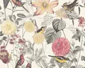 Produktbild: Vliestapete Exotic Life Blumen Vögel Floral weiß gelb grau 37276-1 (3,24€/1qm)