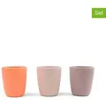 Produktbild: done by deer 3er-Set: Silikon-Trinkbecher in Taupe - 160 ml