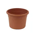 Produktbild: greemotion Pflanzkübel Fiona, UV-Beständiger Blumentopf aus Kunststoff, Pflanzgefäß mit Bodenlöchern, Volumen ca. 35 l, ca. Ø 50 x H 35,5 cm