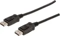 Produktbild: DIGITUS Assmann DisplayPort-Kabel DisplayPort (M) - DisplayPort (M) - 2 m ( DisplayPort 1.1a ) - geformt - Schwarz (AK-340103-020-S)