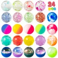Produktbild: 24 Stück Bouncy Balls Flummies für Kinder 32 mm Flummi Partytütenfüller Gummi...