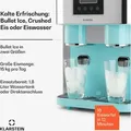 Produktbild: Klarstein Eiswürfelmaschine Klein, 1,8L Eiswürfelbereiter, Eiswürfelmaschine für Crushed und Bullet Eis, Schnelle Mini-Eiswürfelmaschine, Leichte