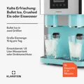 Produktbild: Eiswürfelmaschine Eiswürfelbereiter 1,8 L Crushed Ice Eiswürfel Maschine Blau