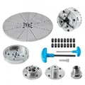Produktbild: VEVOR KP965 Drehbankfutter 5 Backentypen _96mm Backenfutter aus 45# Klemmbereich 32_70mm Spannfutter-Innengewinde M33 x 3,5 TPI Drehbank