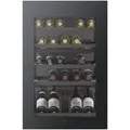 Produktbild: Winecooler V4000 90 cm Einbau Weinkühlschrank Spiegelglas Schwarz Linksanschlag - 10 Jahre Garantie