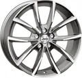 Produktbild: Autec Typ AS - Astana titansilber poliert 8x18 ET46 - LK5/114.3 ML67.1 Alufelge silber
