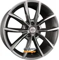Produktbild: 4 Alufelgen AUTEC ASTANA (AS) Titansilber Poliert 8x18 ET46 5x114,3 18 Zoll