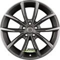 Produktbild: Autec Typ AS - Astana titansilber poliert 8x18 ET46 - LK5/114.3 ML67.1 Felge Alu