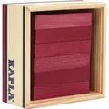 Produktbild: Kapla Bauset - Holzplättchen violett - 40 Stück - kreatives Spielzeug - Violett