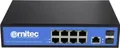 Produktbild: Ernitec 8 Ports Gigabit PoE Switch Managed Layer 2 8 - Switch - 1 Gbps - Power over Ethernet - Managed (ELECTRA-M08)