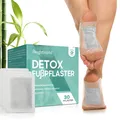 Produktbild: Detox Fußpflaster - 30 Pflaster - Vitamin C, Bambusessig & Wermut - Entgiftung