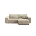 Produktbild: Ecksofa mit Schlaffunktion Mille ¦ beige ¦ Maße (cm): B: 257 H: 88