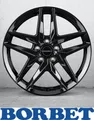Produktbild: 4x Borbet Z 8x19 5/112,0 ET46 Black Glossy