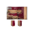 Produktbild: Vicco Schubunterschrank Küchenschrank Küchenzeile R-Line 40 cm Goldkraft Bordeaux