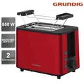 Produktbild: Grundig TA 8340 Toaster Brötchenaufsatz Automatische Brotzentrierung Rot