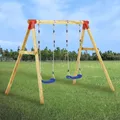 Produktbild: Schaukel-Set Kiefernholz 230x130x166 cm Garten Spielgerät