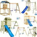 Produktbild: Spielturm Kletterturm Schaukelgestell Stelzenhaus Klettergerüst Schaukelgerüst