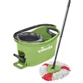 Produktbild: Vileda Bodenwischer Turbo EasyWring und Clean Colors, Wischmopp mit Moppkopf, Eimer und Schleuder, grün