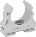 Produktbild: Fränkische clipfix-H0 16 Kunststoff-Klemmschelle grau 50 Stück