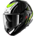 Produktbild: Shark OXO Ryder Motorradhelm (Schwarz/Weiß/Gelb) Gr: XL (61)
