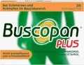 Produktbild: Buscopan PLUS Tabletten mit Paracetamol bei Bauchschmerzen |20 Stk |lindern schnell stärkere Schmerzen & Krämpfe im Bauch|Magen-Darm-Erkrankungen, Regelschmerzen, Magenkrämpfe und Blasenentzündung