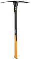 Produktbild: Fiskars Kreuzhacke IsoCore L für grobe Arbeiten auf harten, steinigen Böden, Länge: 91 cm, Gewicht: 3,4 kg, Schwarz/Orange, 1020166