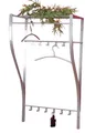 Produktbild: Wandgarderobe Garderobe Wandhaken Kleidergarderobe Flurgarderobe in alufarben