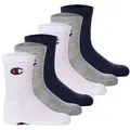 Produktbild: Champion Freizeitsocken Unisex Socken 6er Pack Baumwollmischung (Packung, 6er Pack) blau|bunt|grau 27-30