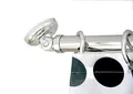 Produktbild: Chrom Glänzend Schrägwand Adapter Schrägwandhalter Ø28 Duschvorhangstange Winkelstange Dach