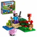 Produktbild: LEGO 21177 Minecraft Der Hinterhalt des Creeper Spielzeugset Steve 72 Teile