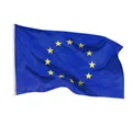 Produktbild: PHENO FLAGS Flagge Europa Flagge 90 X 150 cm Fahne Europaflagge Europafahne (Hissflagge für Fahnenmast), Inkl. 2 Messing Ösen