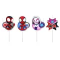 Produktbild: Spidey Geburtstagskerzenset 4-teilig Design Spidey und sein Superteam Dekorat...