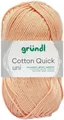 Produktbild: Gründl 50 Gramm Gründl Wolle Cotton Quick Uni Farbauswahl Häkelwolle