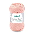 Produktbild: GRÜNDL WOLLE COTTON QUICK 50g APRICOT LL 125 m 100% BAUMWOLLE 100G/5,58€