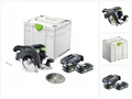 Produktbild: Festool HKC 55 EB-Basic Akku Handkreissäge 18 V 576163 + 2x Akku 4,0 Ah + Lader