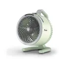 Produktbild: Shark FlexBreeze HydroGo Starker Ventilator mit Sprühnebel, Kühlung für drinnen & draußen, leise & langlebig, kabelgebunden & kabellos, kompakt & leicht, 5 Geschwindigkeiten, Mint FA050EUGN